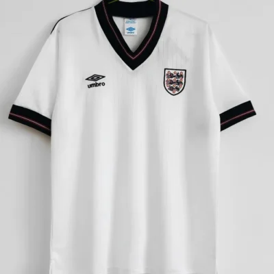 England 1984/87  Retro Soccer Jersey Home Replica - Image 3