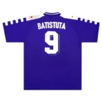 Fiorentina RUI COSTA #10 BATISTUTA #9 Retro 1998/99 Jersey Home - Image 3