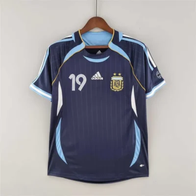 Argentina World Cup 2006 Retro Jersey Away - Image 3