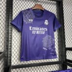 Y3 real madrid 24-25 Kids Kits Purple Children Sets Football Jersey - Image 7