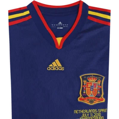 2010 Spain Nation Retro Jersey Away World Cup Final - Image 6