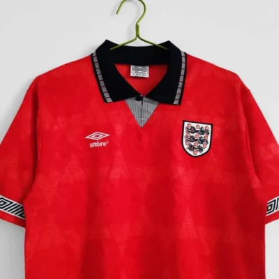 England World Cup 1990 Retro Jersey Away - Image 5