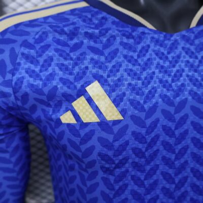 2026 ltaly World Cup Home Long Sleeve Football jersey Player version - Image 4