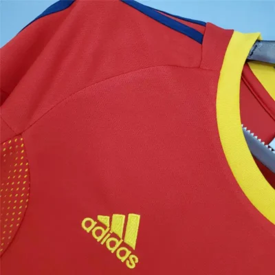 2002 Spain Nation Retro Jersey Home World Cup - Image 5