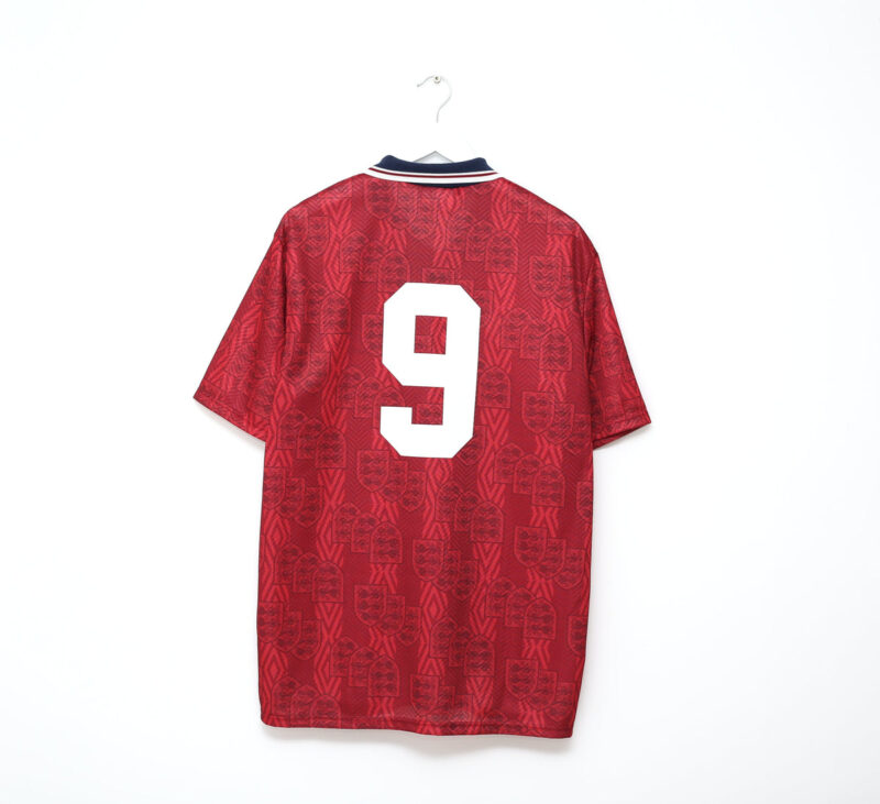 England Retro Soccer Jersey Away Shirt 1994 - Image 3