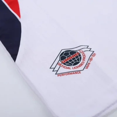 1998 World Cup England Home White Retro Jersey - Image 9