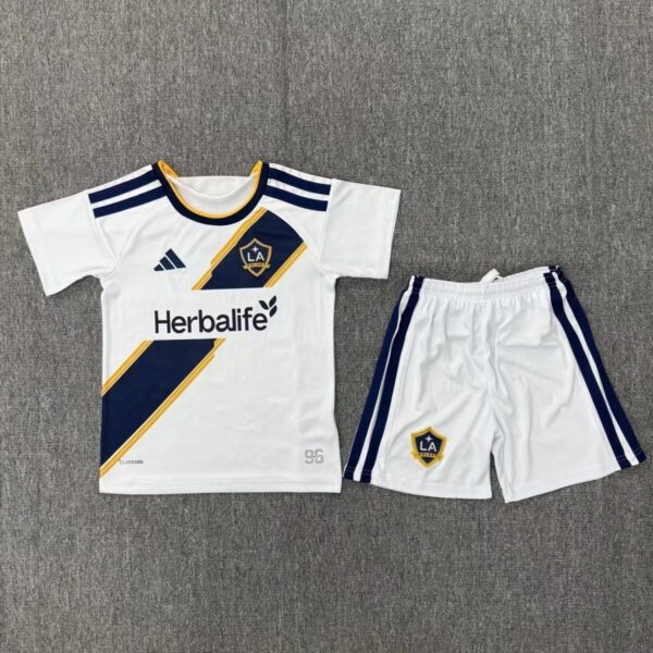 26-27 LA Galaxy home jersey kids kit