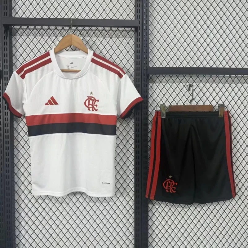 1055f4db-1aca-4a7e-a0f1-4ac88895ad2f 2026 Flamengo away kids kit jersey - Image 1