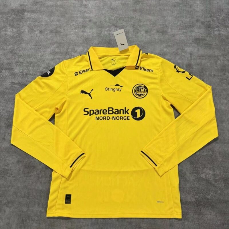 1d5c0eff-7157-4806-8f94-83f69f2a7801 2025/2026 FK Bodø Home long sleeves jersey - Image 1