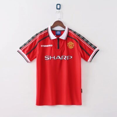 98-99 Manchester United home retro Beckham jersey