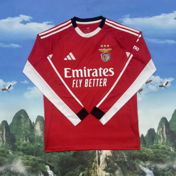 25-26 brand new Benfica home long sleeved jersey