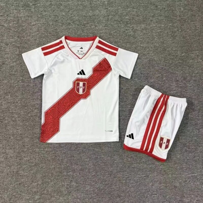 30ffb0ae-98e0-48f5-8632-e520e8c1721a 2026 Peru home jersey kids kit jersey - Image 1