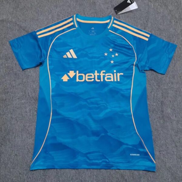 25-26 Cruzeiro EC away short sleeved jersey