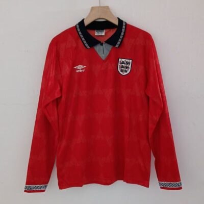 1990 England jersey home retro jersey