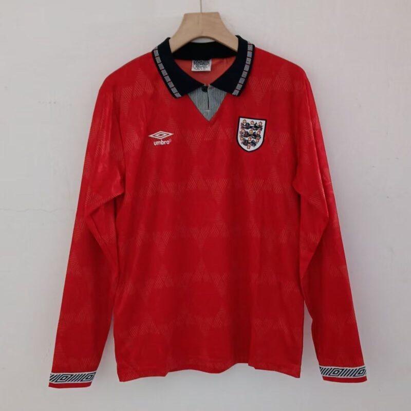 3ca77aa4-ab3d-4607-8602-5f6094380e57 1990 England jersey home retro jersey - Image 1
