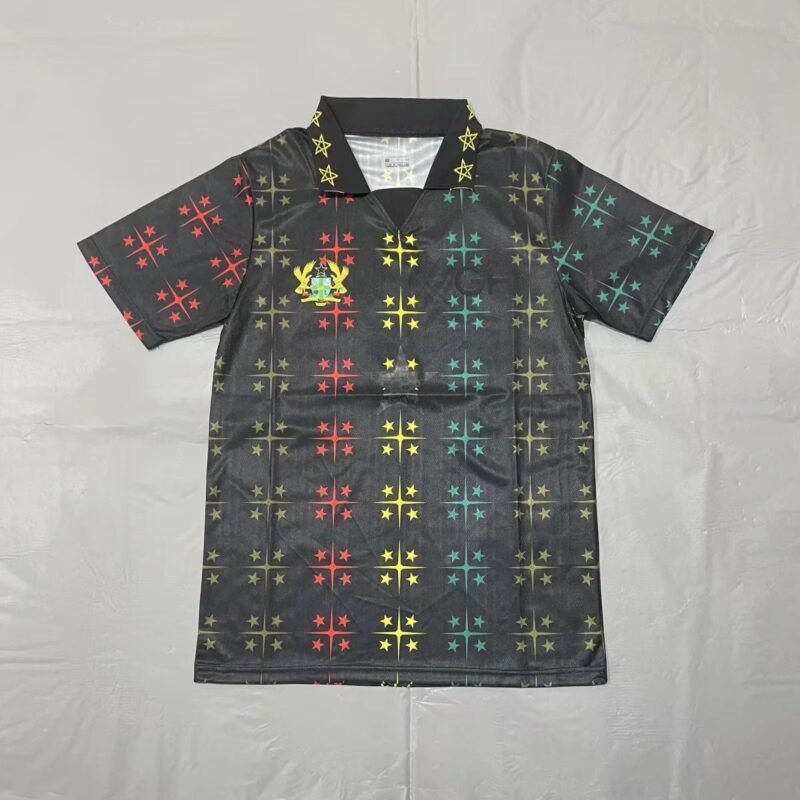 2025 Ghana pre match warm-up training uniform jersey - Image 1