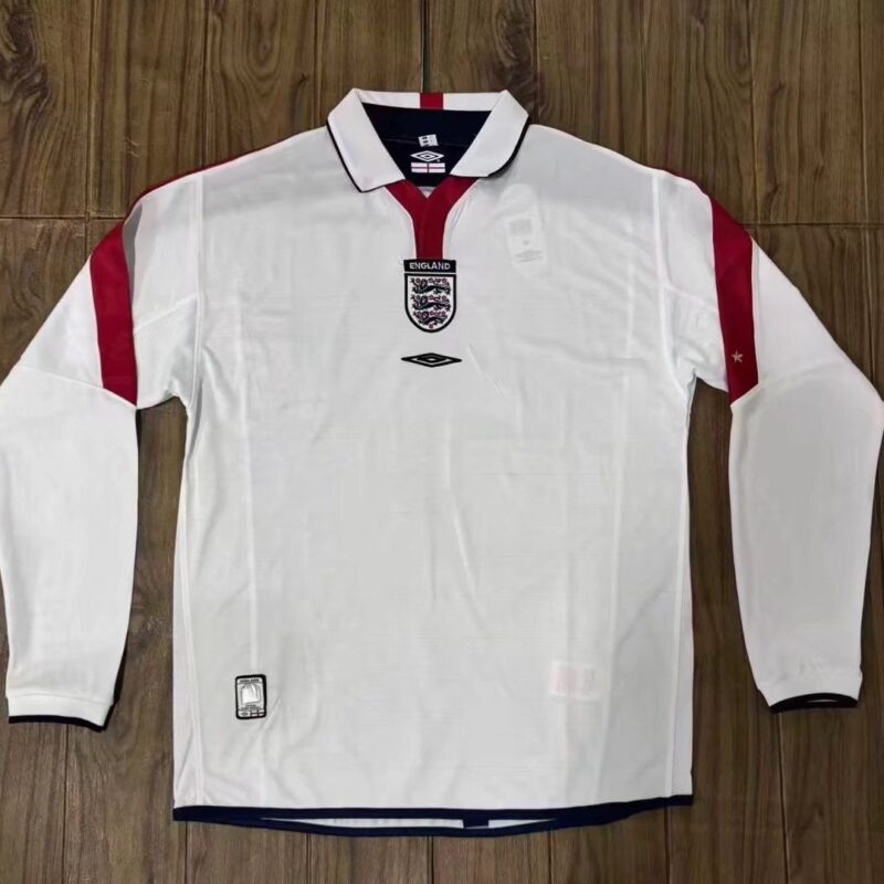 04-05 England home retro Beckham jersey - Image 1