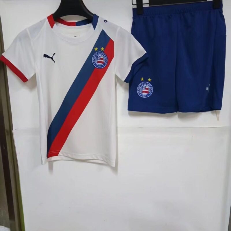 4e0260bc-7488-4eb3-9f4b-ba05c9fef836 (1) 2026/2027 Esporte Clube Bahia home kids kit jersey - Image 1