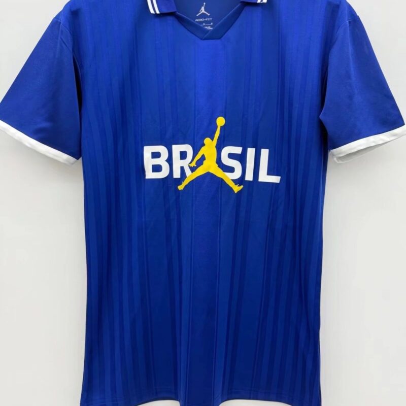 2026 Blue Brazil Retro jersey - Image 1