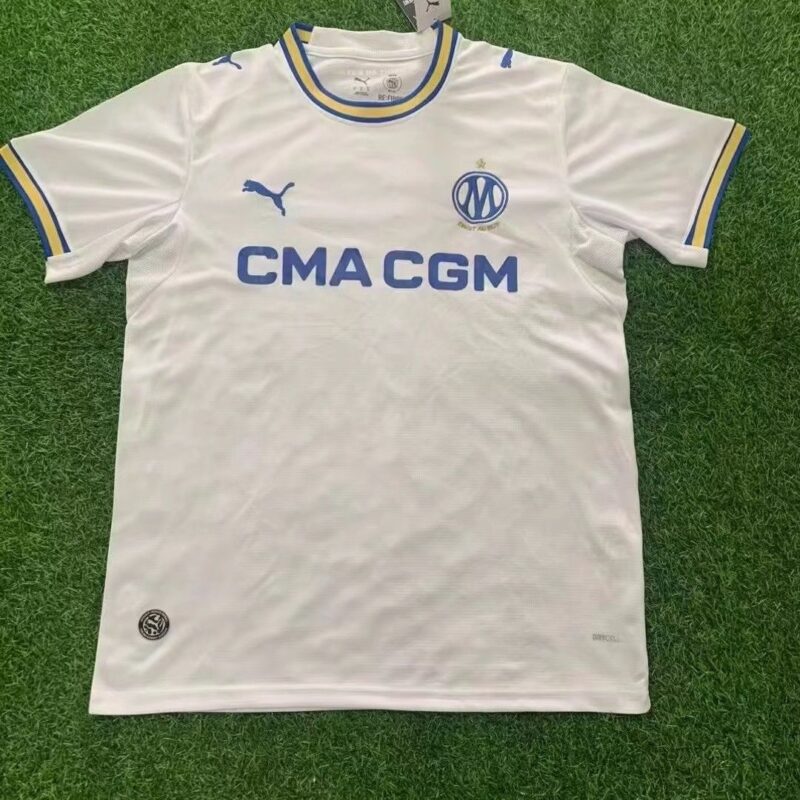 6094ba7e-792d-4dc8-af64-c07388d34b67 2025/2026 Marseille home fan jersey - Image 1