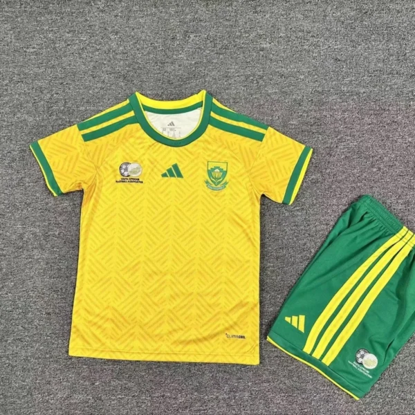 26-27 World Cup National Team South Africa Home Short sleeved kids Set