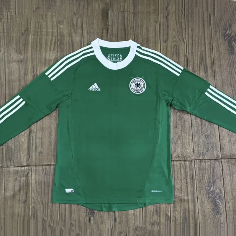66433bb9-1023-47a0-a4af-5f4737e457d9 2012 Germany away long sleeved classic retro jersey - Image 1