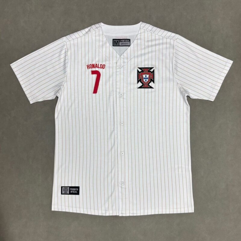 2025 Portugal White Baseball  jersey - Image 1