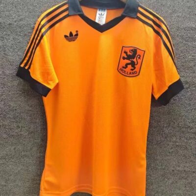 1980 Netherlands Orange Retro jersey