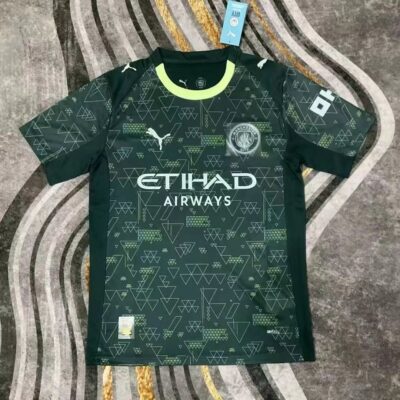 2025/2026 Player Manchester City three away jersey