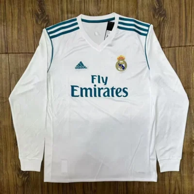 2017-18 Real Madrid  home retro jersey