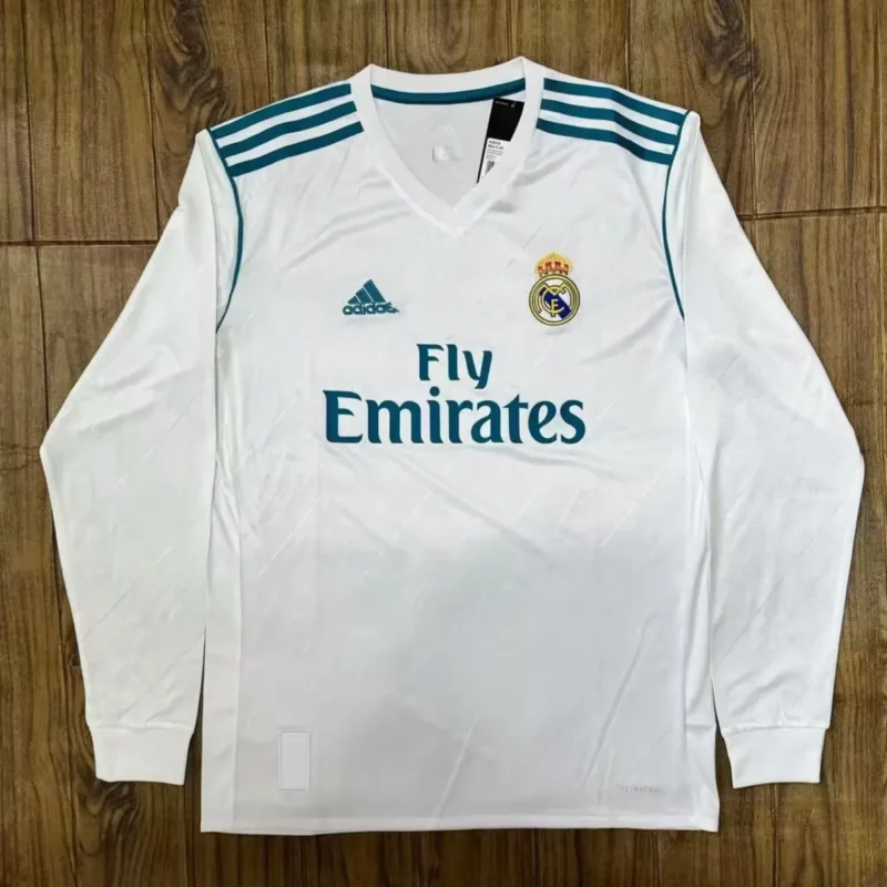 2017-18 Real Madrid  home retro jersey - Image 1
