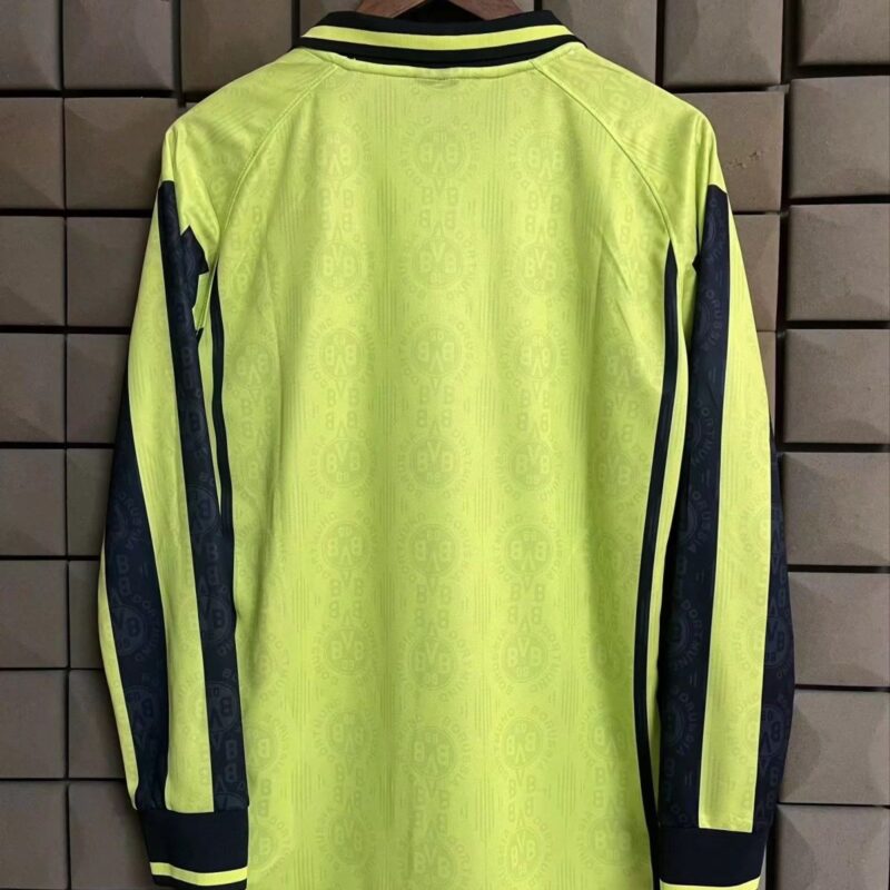 1996 Borussia Dortmund Long Sleeve home retro jersey - Image 2