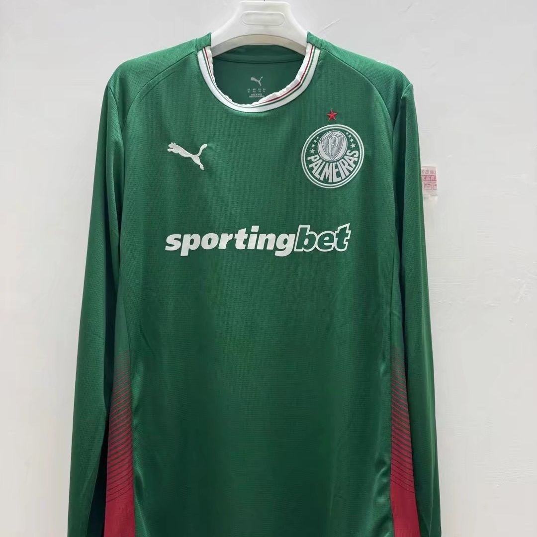 74c3900a-b9b2-4892-8681-c36427a35531 SE Palmeiras home long sleeved jersey for the 2026-27 season - Image 1