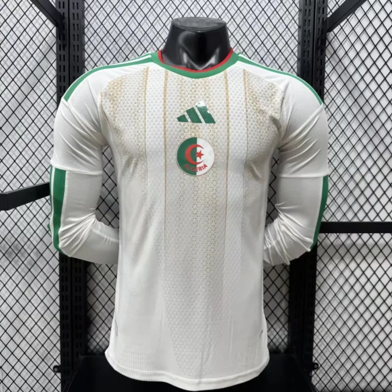 2026 Player Edition  Algeria Home long sleeves jersey - Image 1