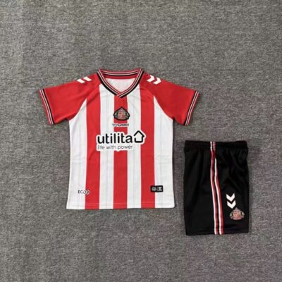 2025 Sunderland A.F.C. Home kids kit jersey