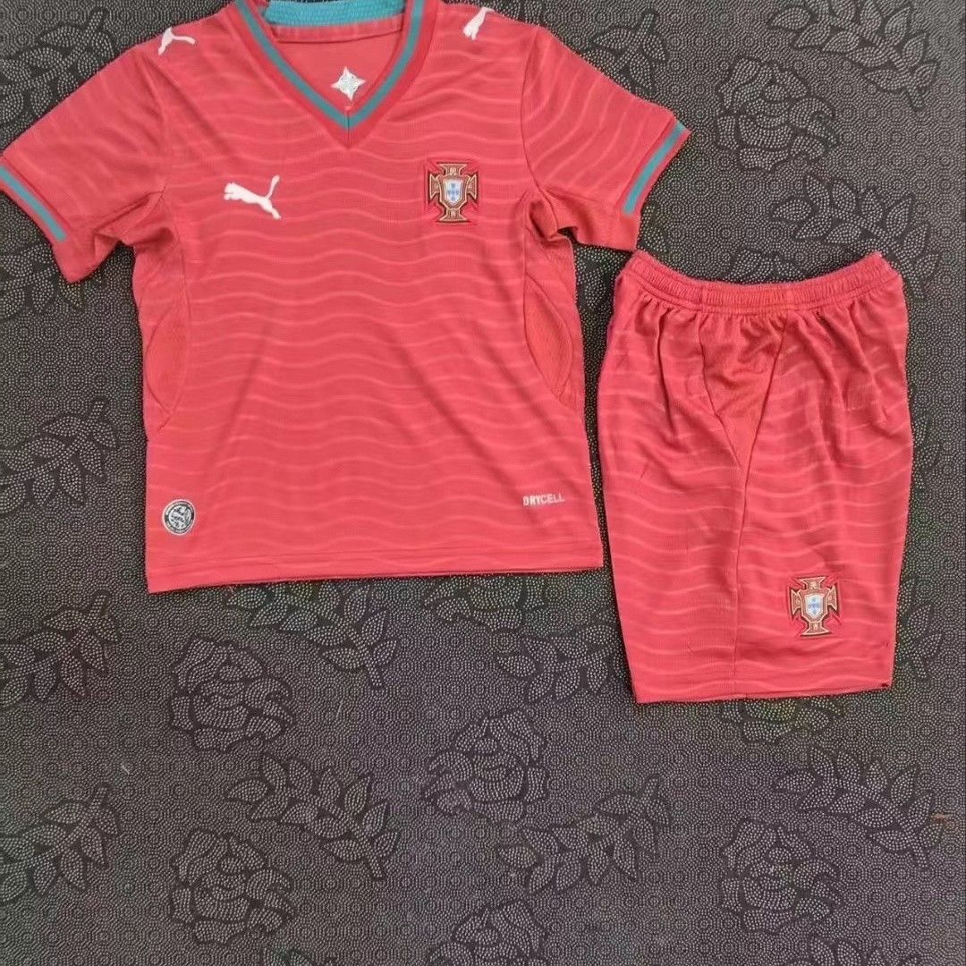 88434156-26ab-41cf-9381-3e661e045514 2026 Home Portugal kids kit - Image 1