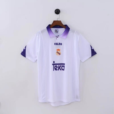 1997-1998 Real Madrid  home retro Carlos jersey