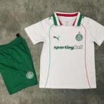 26-27 SE Palmeiras away kids kit jersey