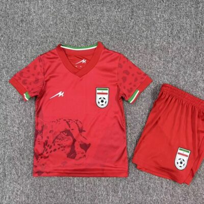 2026 Iran away kids kit jersey