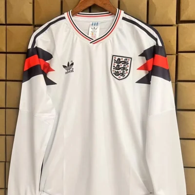 1990 retro England home   jersey