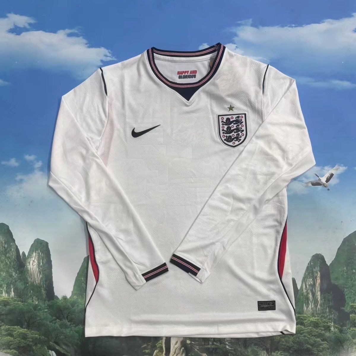 9c741fd1-f038-4b1d-8108-0549a06d8993 27-28 New England World Cup Home Long Sleeve - Image 1