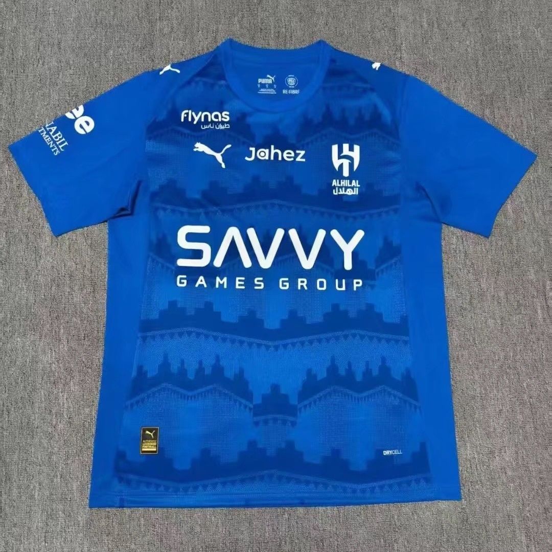 9e732695-b12c-4d8f-8cf5-2106f1def62c Fans 26-27 Al Hilal saudi home jersey - Image 1