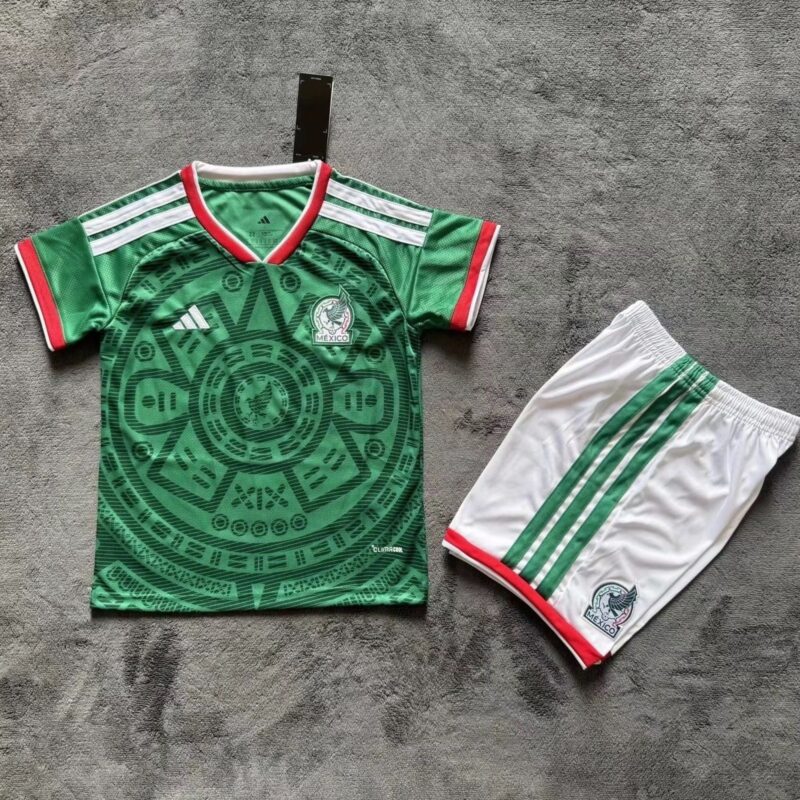 a07db0b1-466c-4491-927a-b451dae12109 2026 Mexico Home kids kit jersey - Image 1