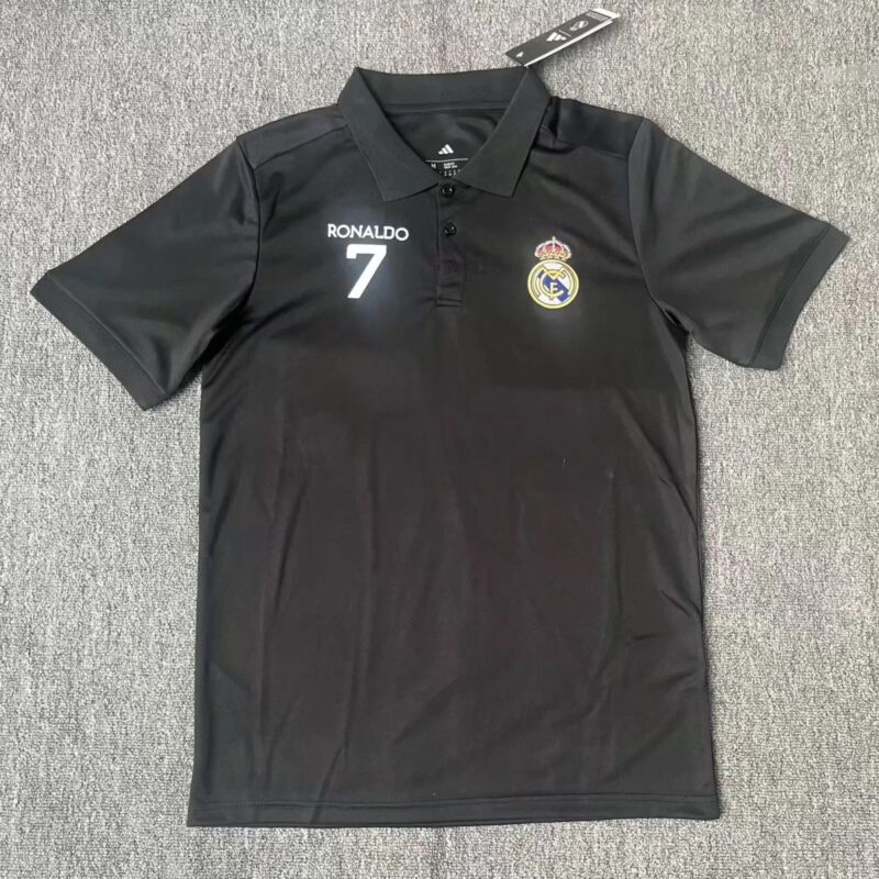 a1cf6ba1-a3e0-4403-b56d-499474c46313 2026/2027 Real Madrid summer new pure black jersey - Image 1