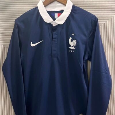 2014 France long sleeved retro style  jersey