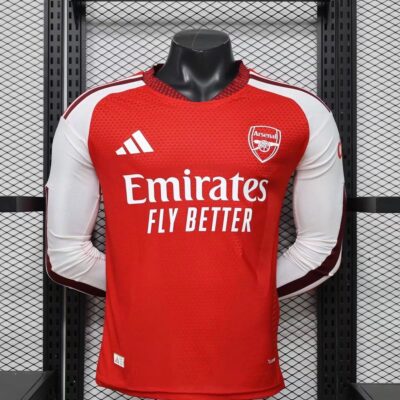 2026/2027 Player version Long Sleeve Arsenal home  jersey