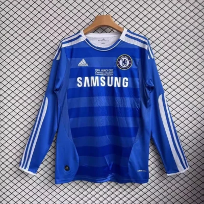 2011-12 Chelsea main blue retro long sleeved  jersey