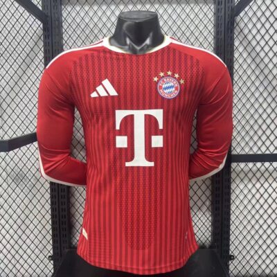 2026/2027 Player Bayern Munchen home long sleeved jersey