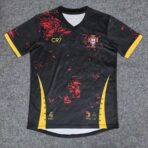 26-27 Portugal CR7 Black Short sleeved Shirt