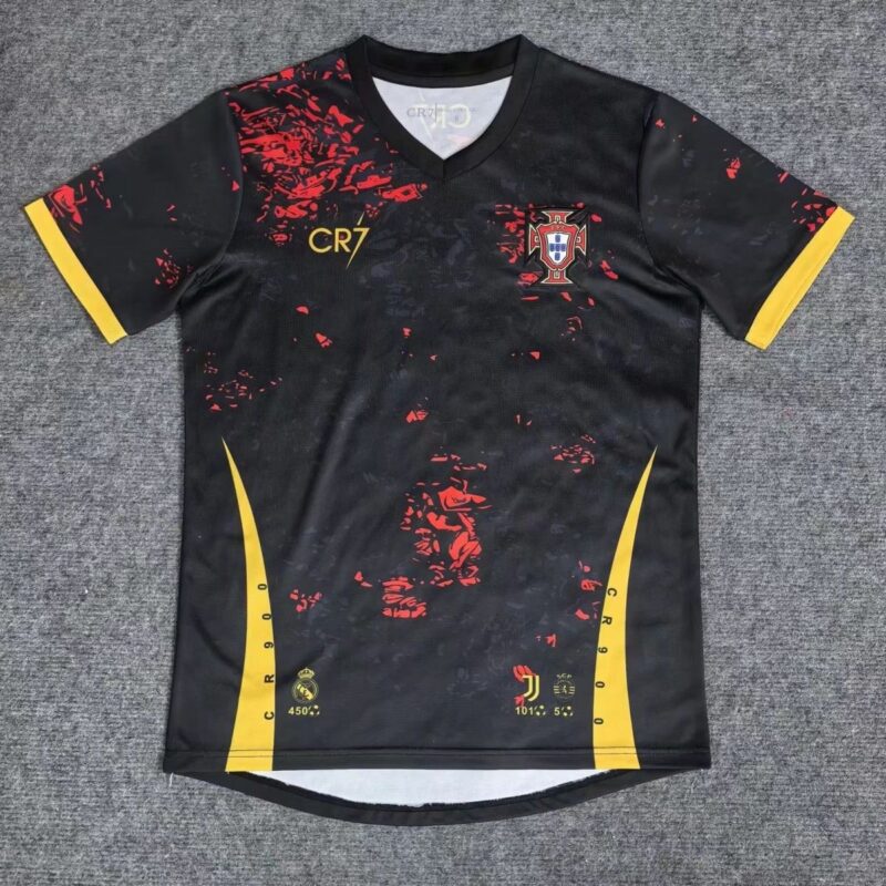 b7a95eec-6beb-4b79-9cfb-e05ded248570 2026 Portugal CR7 Black jersey - Image 1
